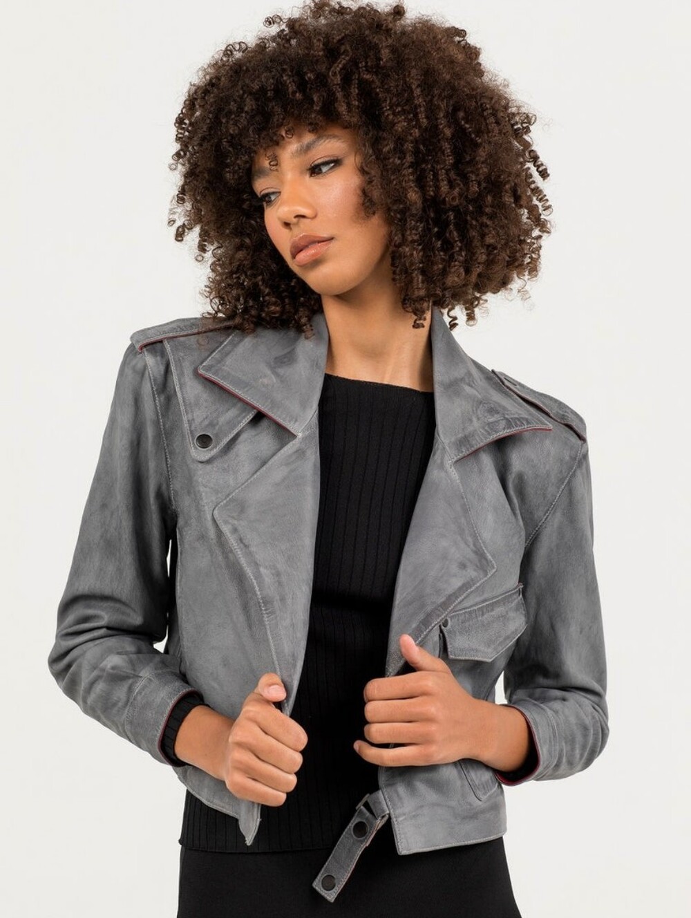 Aleeza Brett Lamb Skin Leather Jacket